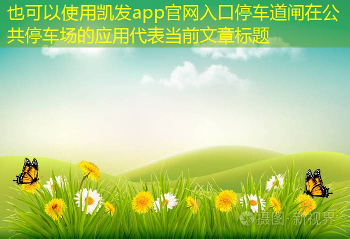停車(chē)道閘在公共停車(chē)場(chǎng)的應(yīng)用